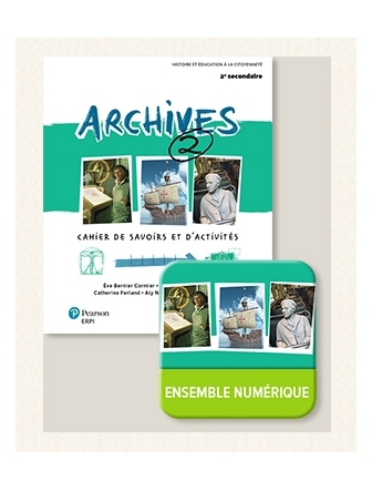 Archives 2 cahier de savoirs et d'activités papier et accès numérique