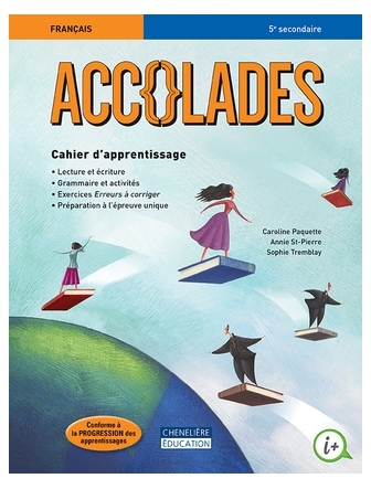 Accolades 5 cahier d'apprentissage version papier et accès numérique