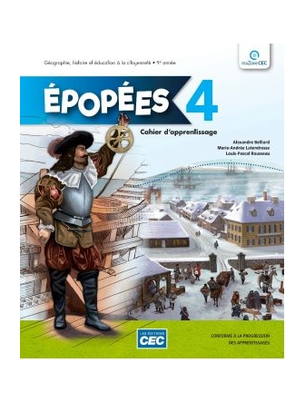 Épopées 4e cahier d'apprentissage