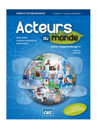 Acteurs du monde 1 cahier d'apprentissage version papier