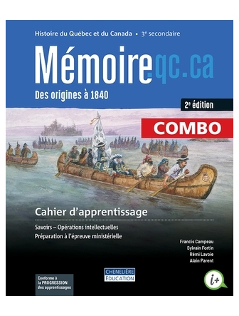 Mémoire.qc.ca 3 des origines à 1840 cahier version papier et accès numérique