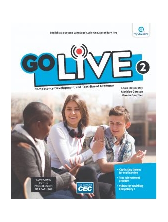 Go live 2 cahier version papier avec accès web 1 an