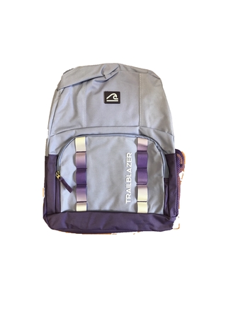 Sac à dos Trailblazer mauve à 2 compartiments à fermeture éclair avec pochette latéral en filet