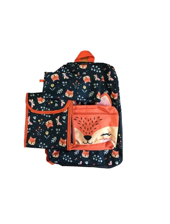 Ensemble Trailblazer sac à dos, étui à crayons et sac à lunch renard