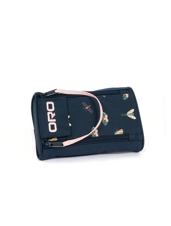 Étui à crayons 2 zippers Oro papillons