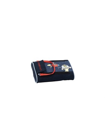 Étui à crayons 2 zippers LG astronaute