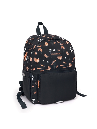 Sac à dos avec pochette isolée LG fleurs