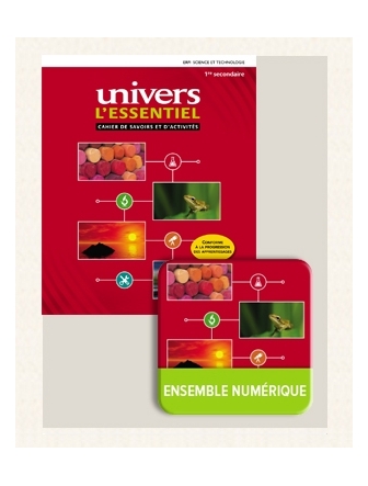 Univers l'essentiel 1 version papier et accès numérique