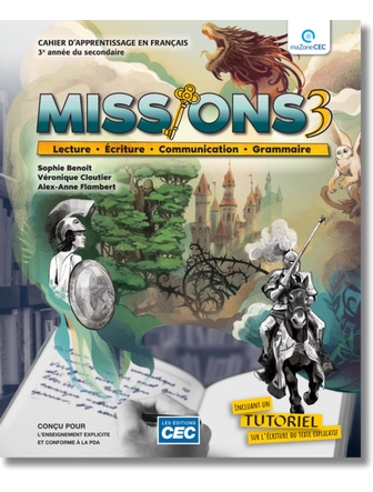 Missions 3e secondaire version papier et numérique