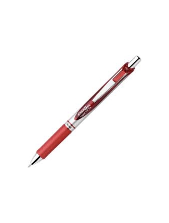 Stylo à bille rétractable énergel 0.7mm rouge
