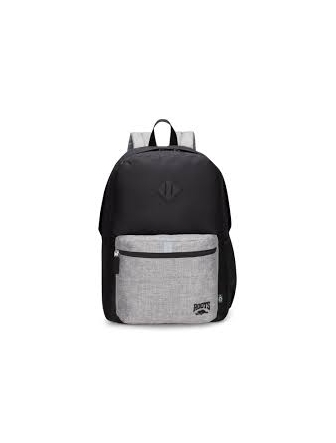 Sac à dos Roots noir-gris à 2 compartiments principaux 15.6 pouces