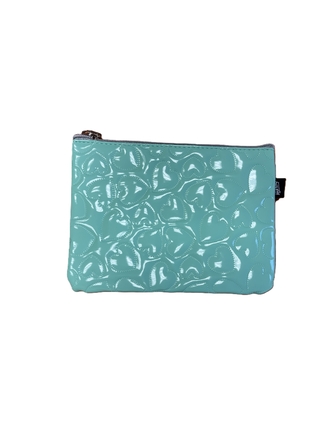 Pochette hilroy verte motif de coeur