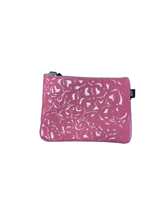 Pochette hilroy rose motif de coeur