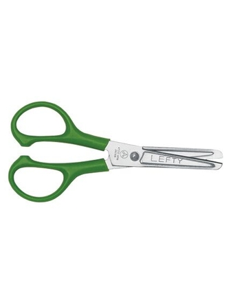 Ciseaux Westcott 4.5 po pour gaucher bout rond vert