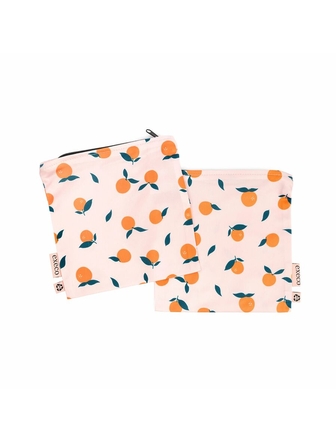 Ensemble de pochettes à collation Execo oranges