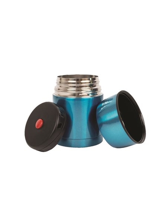 Contenant isotherme (thermos) 600ml en acier inoxydable bleu