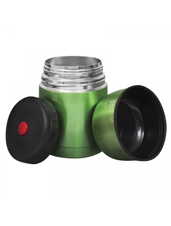 Contenant isotherme (thermos) 600ml en acier inoxydable vert
