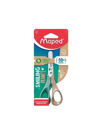 Ciseaux Maped Smiling Planet 12 cm à bouts ronds pour gaucher