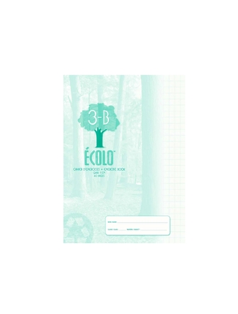 Cahier quadrillé métrique 1cm Ecolo 40 pages