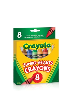 Crayons de cire Crayola Jumbo géants paquet de 8
