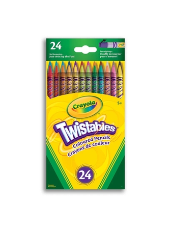 Crayons de cire Crayola Twistables paquet de 24