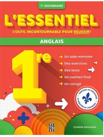 L'essentiel 1re secondaire - Anglais