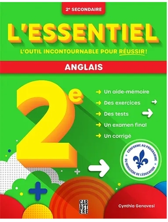 L'essentiel 2e secondaire - Anglais
