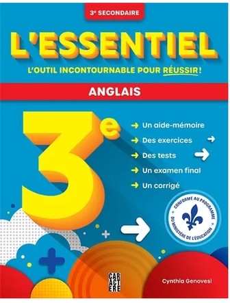 L'essentiel 3e secondaire - Anglais