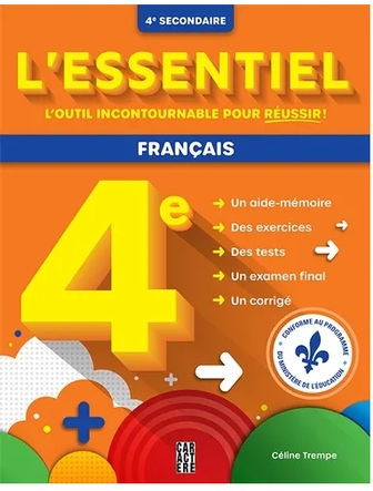 L'essentiel 4e secondaire - Français