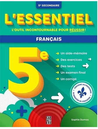 L'essentiel 5e secondaire - Français