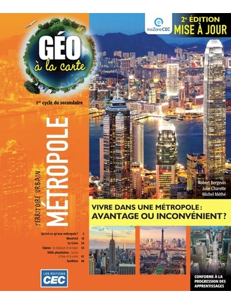 Géo à la carte 1 fascicule Métropole version papier et accès web
