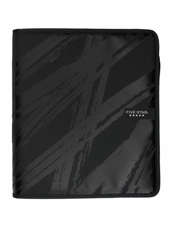 Cartable 2 po five star avec fermeture éclair noir 3 motif