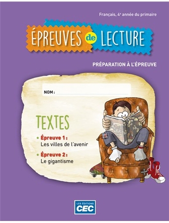 Épreuves de lecture 4e année