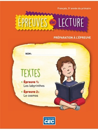 Épreuves de lecture 5e année