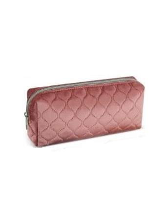 Étui à crayon Hirloy 1 compartiment SoftTouch rose