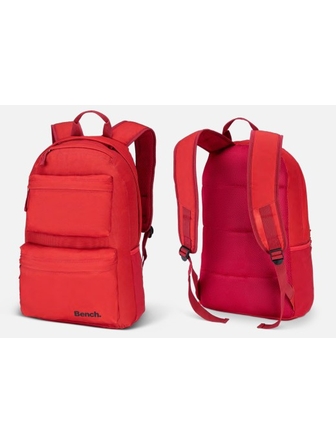 Sac à dos Bench rouge 15,6 pouces à trois compartiments