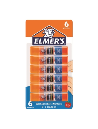 Colle en bâton Elmer's 8 g pqt de 6