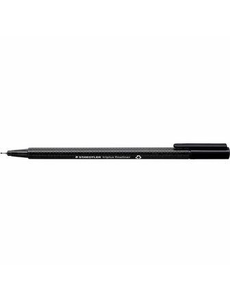 Stylo feutre noir à pointe fine Steadtler Triplus Fineliner