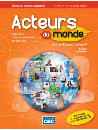 Acteurs du monde 2 cahier d'apprentissage version papier